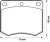 BENDIX 571247B Brake Pad Set, disc brake